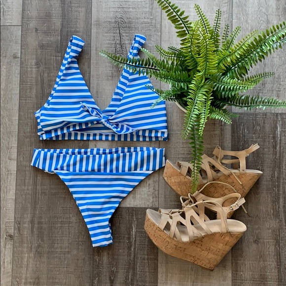 Zaful Other - STRIPED BIKINI NWT